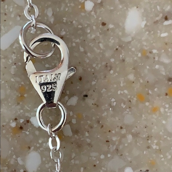 Silver Cross Necklace 17” - Picture 3 of 5